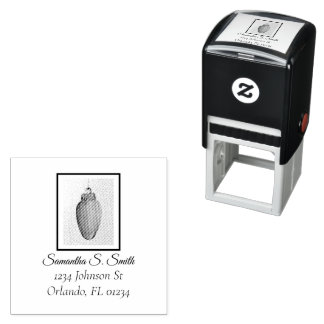 Personalized Lamp of Love Self-inking Stamp