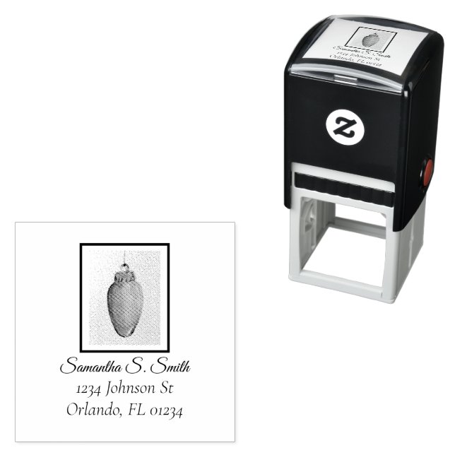 Personalized Lamp of Love Self-inking Stamp (In Situ)