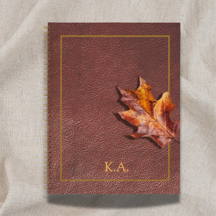 Personalized Leather Look Journal Gift for Writers