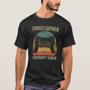 Personalized Legendary Gamer Shirt Christopher Nam