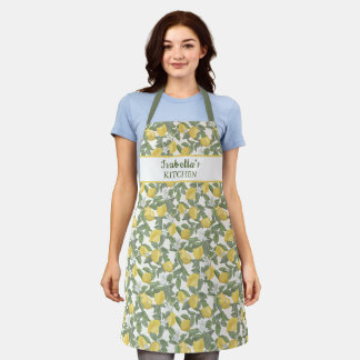 Personalized Lemon Grove Apron - Italian Citrus