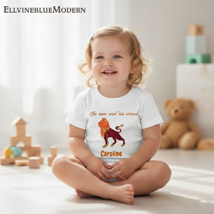 Personalized Leo Zodiac Impressionist Toddler  Baby T-Shirt