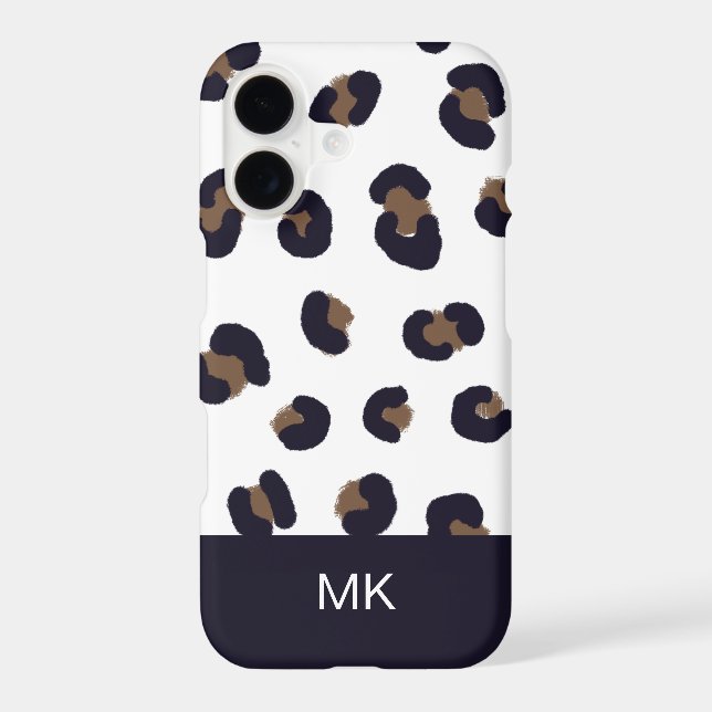 Personalized Leopard Print Monogram (Back)