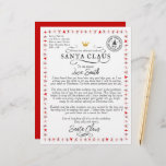 Personalized Letter From Santa Claus<br><div class="desc">Personalize your very letter from Santa Claus! All parts of this letter can be personalized and you can even change Santa Claus to Father Christmas. Why not add your own envelope and our matching good list certificate.</div>