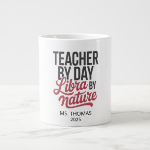 Personalized Libra Teacher Jumbo Mug