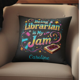 Personalized Librarian Gift Cushion