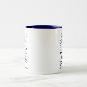 Personalized Life Is Better At the Lake Two-Tone Coffee Mug (Center)