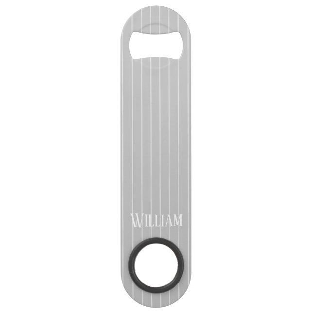 Personalized light gray pinstripes (Front)
