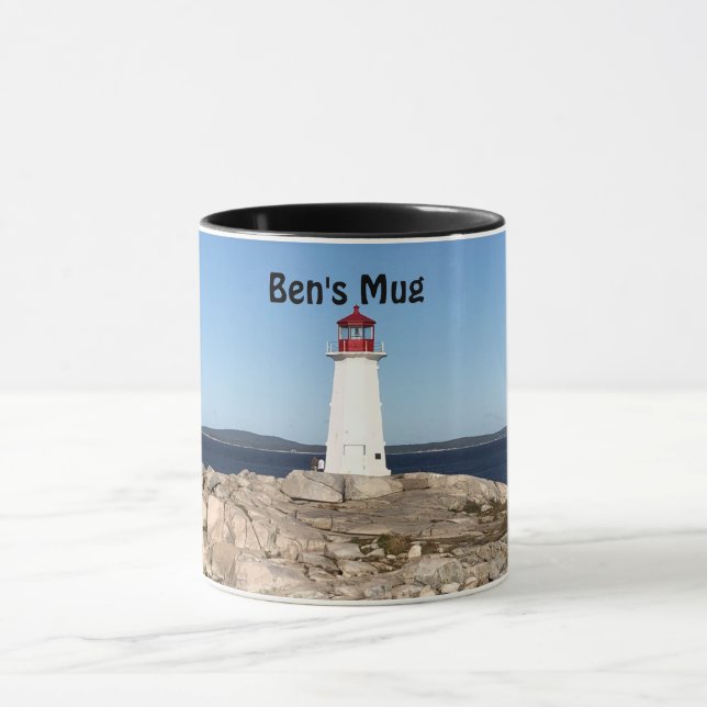 Personalized Lighthouse Mug (Center)