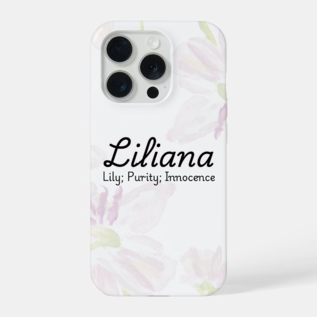 Personalized Liliana Phone Case (Back)