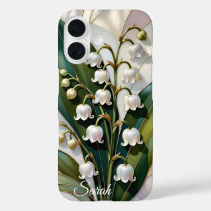 Personalized Lily of the Valley Phone Case