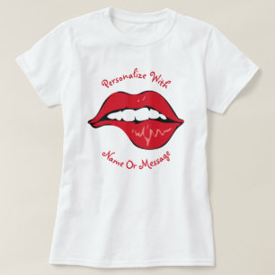 PERSONALIZED Lip Bite T-Shirt