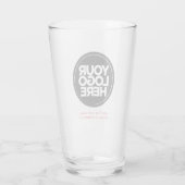 Personalized Logo and Text Beer Glasses (Back)