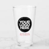 Personalized Logo and Text Beer Glasses (Front)