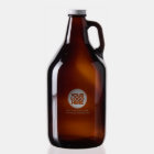 Personalized Logo and Text UV free Amber Growler