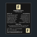 Personalized Logo, Business & Finance Advertising Flyer<br><div class="desc">Personalized Logo,  Business & Finance Advertising Flyers By The Business Card Store.</div>