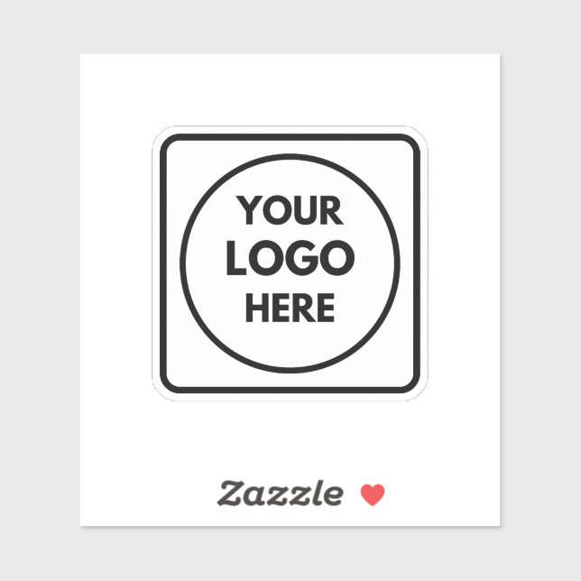 Personalized Logo Business Promo QR Code label (Sheet)