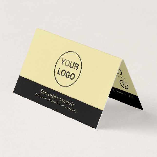 Personalized Logo - Double Loyalty Business Card (Front)