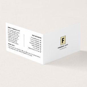 Personalized Logo & Photo, Business & Finance Business Card