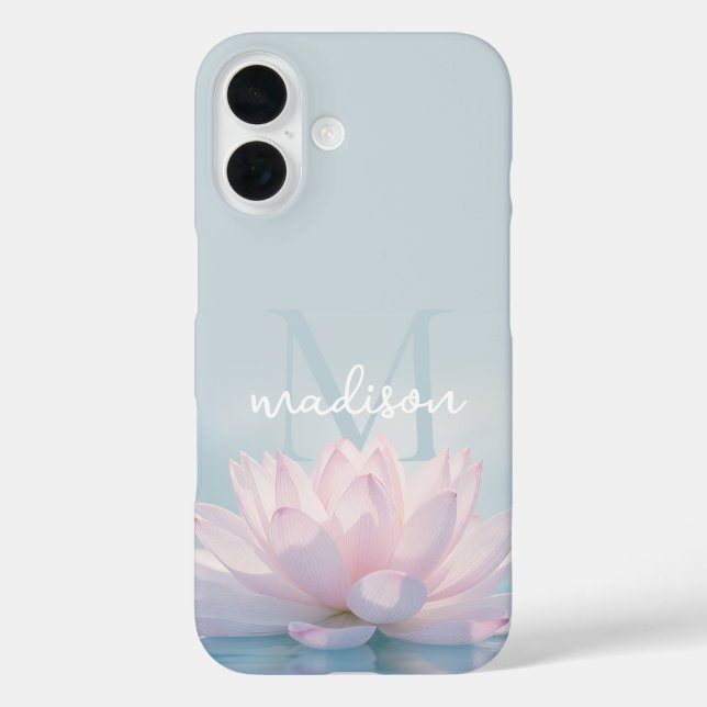 Personalized lotus flower Case-Mate iPhone case (Back)
