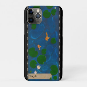 Personalized Lotus Pond iPhone 11 Pro Case