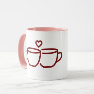 Personalized Love Brews Here Couple Coffee Mug