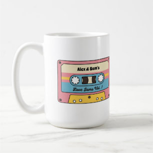 Personalized Love Jams Cassette Tape – Custom Name Coffee Mug