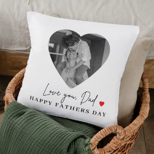 Personalized Love You Dad Photo   Father’s Day Cushion