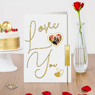 Personalized Love You Forever Valentine's Day Card