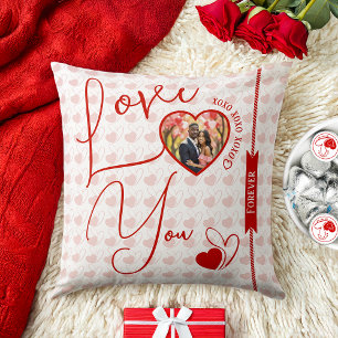 Personalized Love You Forever Valentine's Day Cushion