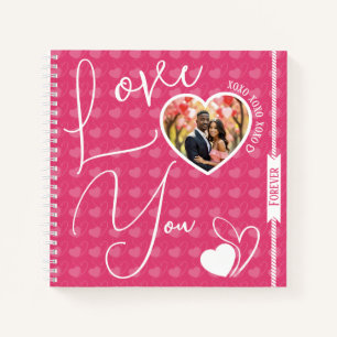 Personalized Love You Forever Valentine's Day Notebook