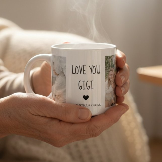 Personalized Love You Gigi Photo Espresso Cup (Creator Uploaded)