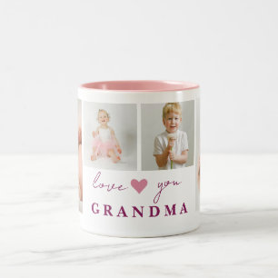 "Personalized 'Love You Grandma' Coffee Mug