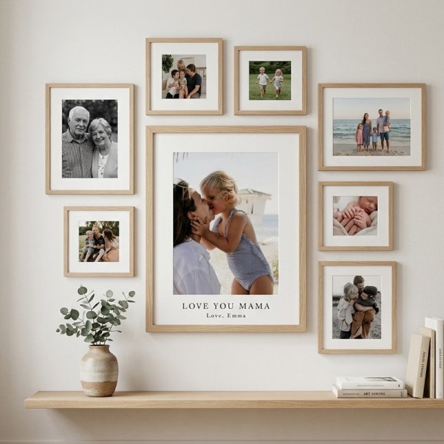 Personalized Love You Mama Photo Poster | Custom  (Creator Uploaded)
