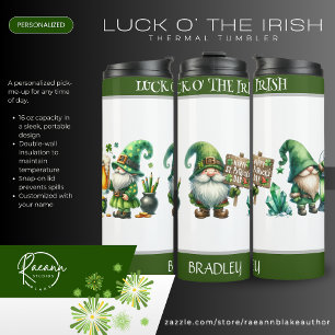 Personalized Luck O' the Irish Thermal Tumbler