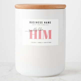 Personalized Luxury Candle Label 