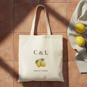 Personalized Maid of Honor Tote Bag