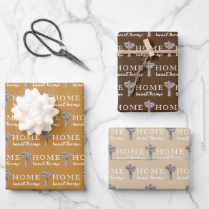 Personalized Mailbox Number Wrapping Paper Sheets 