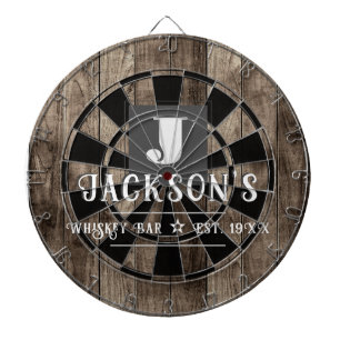 Personalized Man Cave Custom Bar Name Dartboard