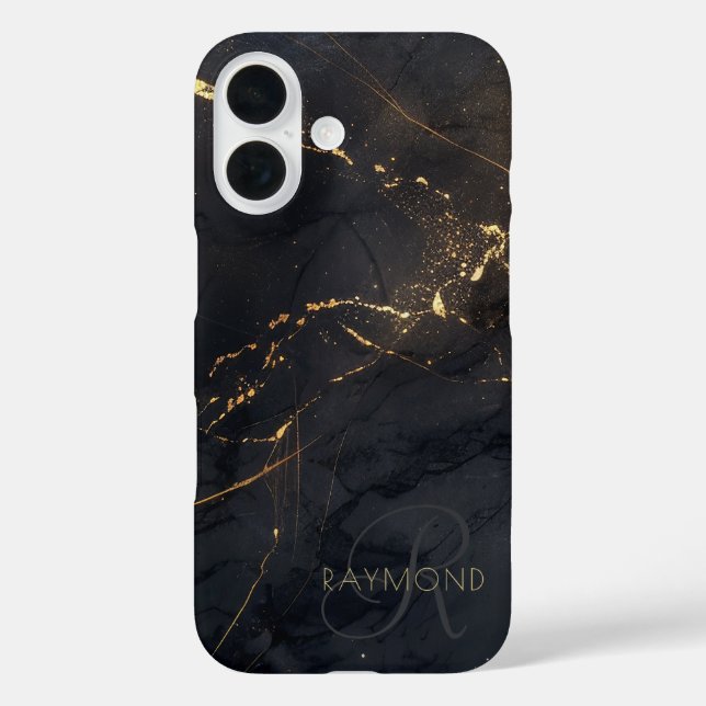 Personalized Marble Case-Mate iPhone Case (Back)