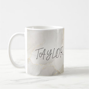 Personalized marble Name Mug