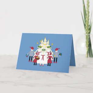 Personalized Martzkin St. Lucia Day Greeting Card