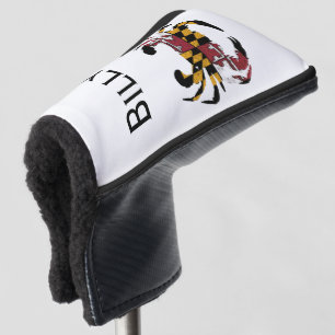 Personalized Maryland Flag & Crab Putter Cover