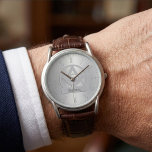 Personalized Masonic Gifts | Freemason Brotherhood Watch<br><div class="desc">Discover the perfect blend of elegance and symbolism with our Unique Freemason Gifts | Gold Masonic Compass Watch. This meticulously crafted timepiece features a stunning classic antique brown leather and silver finish and the iconic Masonic compass emblem, making it a distinguished accessory for any Freemason. Ideal for special occasions or...</div>