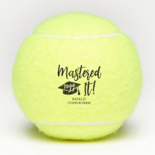 Personalized Masters Degree Graduation Mastered It Tennis Balls