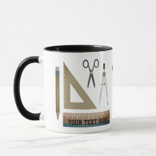 Personalized Maths Teacher Appreciation Gift Mug