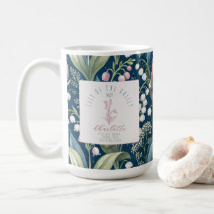 Personalized May Birth Flower Coffee Mug