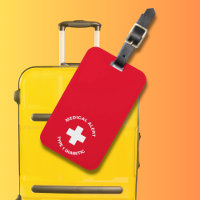 Personalized Medical Alert  Diabetic Red 