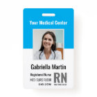 Personalized Medical Employee Photo ID