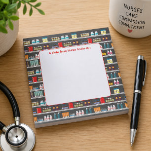 Personalized Medical Nurse Sticky Notes 